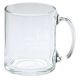 10oz Clear Glass Mug