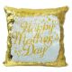Sequin Cushion Cover Gold