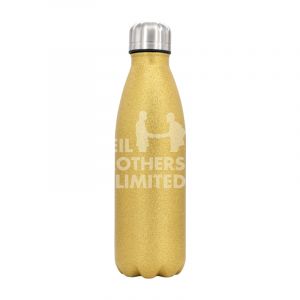500ml Gold Glitter Bowling Bottle