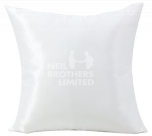 Cushion Cover Satin White 40cm